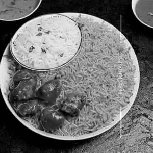 Chicken & Cheese Sizzler Momo Rice