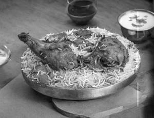 Chicken biryani                            