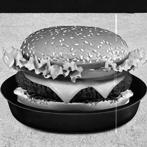 Cafe special veg burger