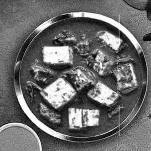Paneer Hara Pyaaz
