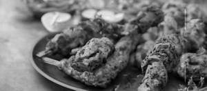 Chicken leg kebab