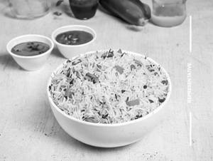 Veg brunt garlic rice