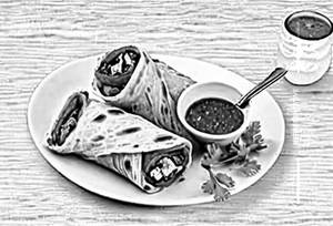 Kali Mirch Chaap Roll
