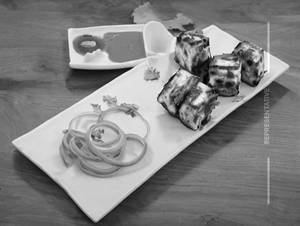 Cheese Barbeque Paneer Roll