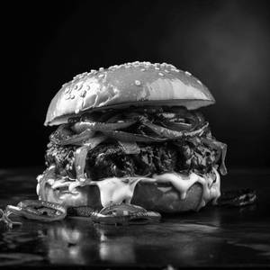 Smashed Buff And Cheese Burger