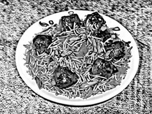 Veg Manchurian Rice