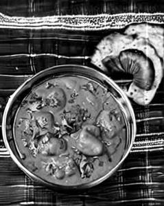Mushroom butter masala