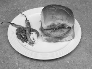 Schezwan Vada Pav