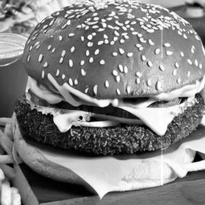 Mushroom Double Cheese Burger