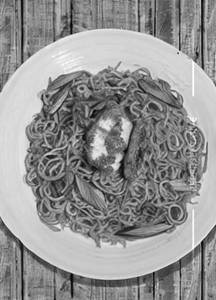 Schezwan noodles [chicken]