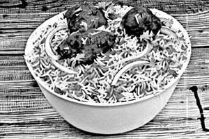 Chicken tikka biryani