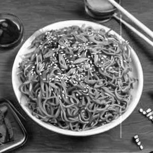 Satey chicken teriyaki noodles