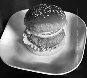 Chicken tikka burger