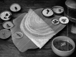 Onion Rava Masala Dosa