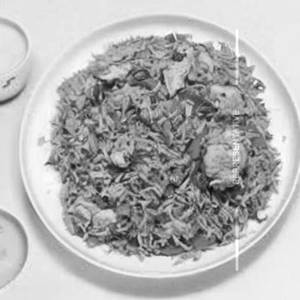 Chicken schezwan fried rice