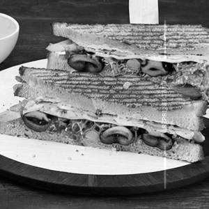 Mushroom Club Sandwich