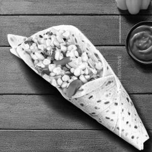 Cheesy Corn Onion Capsicum Wrap