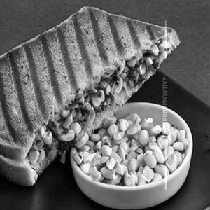 Cheese Corn Garlic Sandwich