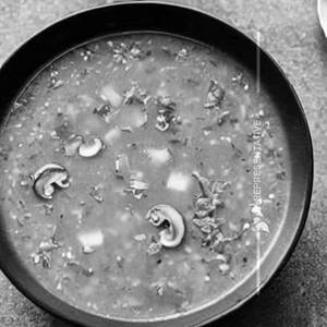 Mushroom Lemon Coriander Soup