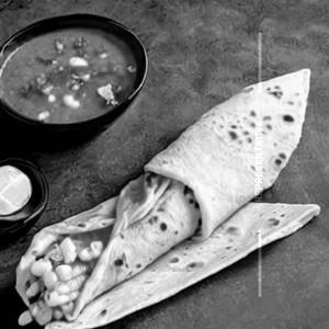 Cheesy Corn Paneer Wrap