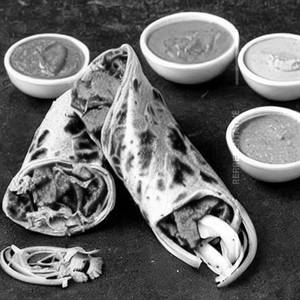 Hariyali kebab wrap 