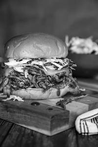 Roast Meat N' Cheese Burger