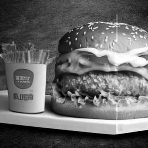 Double Cheese Chicken Fillet Burger