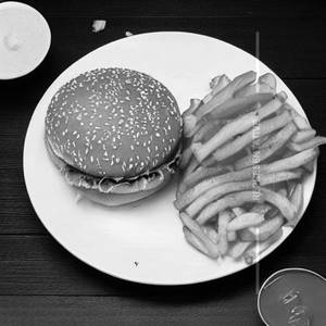 Aloo Tikki Cheese Burger