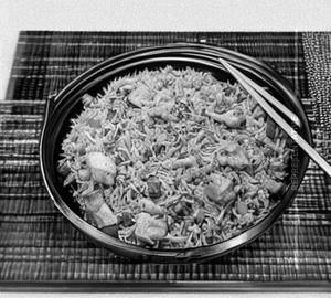 Chicken schezwan fried rice