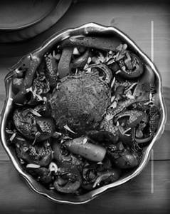 Mushroom Pepper Roast