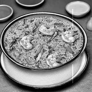 Prawns Manchurian Fried Rice