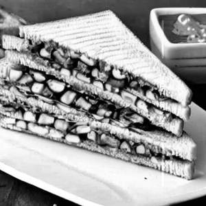 Mushroom Corn Paneer Jalapeno Sandwich