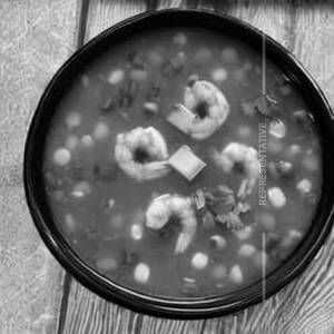 Spicy Corn Soup (Prawn)