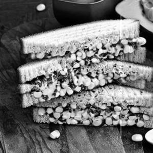 Spinach N Corn Sandwich