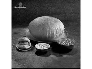 North Indian Chole Combo-chole Bhature +vada Pav+single Curd Vada