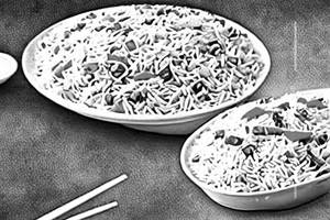 Veg Tripple Sez Fried Rice