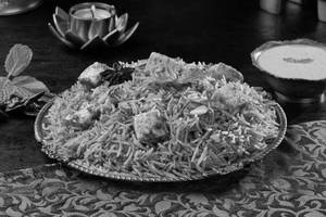 Jain Paneer Dum Biriyani