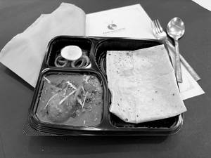 Combo Egg Curry With Rumali Roti