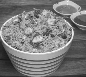 Schezwan chicken fried rice