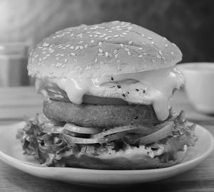 Egg chicken burger