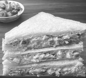 Plane cheese sandwich