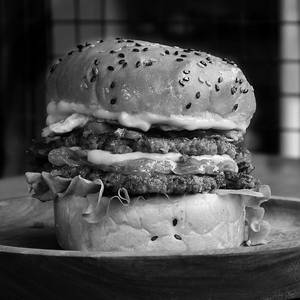 Double Smashed Buff Burger