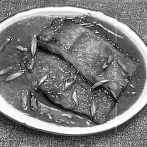Crispy Bhetki Fish In Plum Sauce     