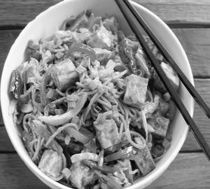 Paneer noodles
