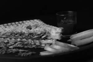 Vegan Chaap Sandwich (no Dairy)