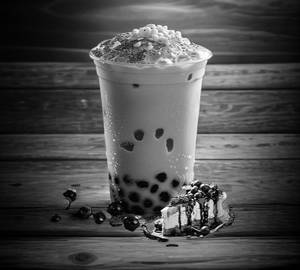 Blueberry cheesecake bubble tea