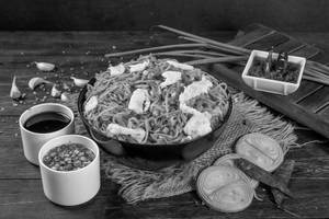 Egg Schezwan Fried Noodles [KC]
