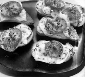 Open Italian Cheese Toast