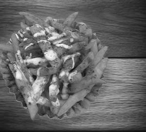 Cheese overloaded fries