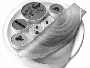 Rawa Cheese Plain Dosa
